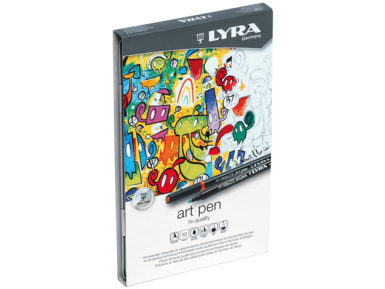 Flomasteris  Lyra Hi-Quality Art Pen 10vnt. metalinė dėžutė