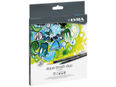 Viltpliiats Lyra Aqua Brush Duo 12tk