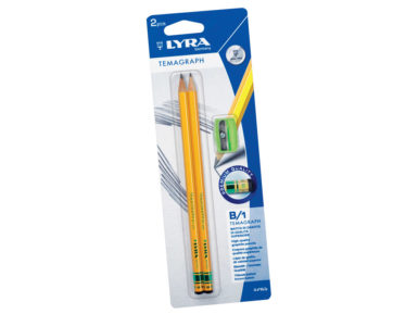 Graphite Pencil Lyra Temagraph 2xB on blister