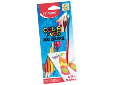 Spalvotas pieštukas ColorPeps Duo 12vnt.=24vnt.
