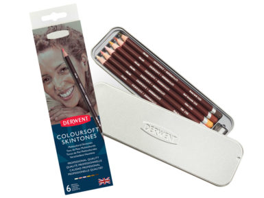 Spalvotas pieštukas Coloursoft 6vnt. odos atspalviai metalinė dėžutė