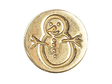 Sealing coin Manuscript 18mm Snowman