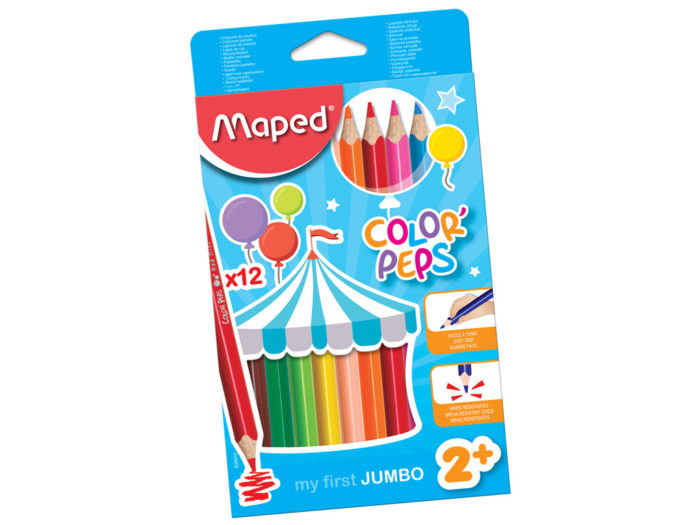 Krāsainais zīmulis Maped Color’Peps Early Age Jumbo - 1/2