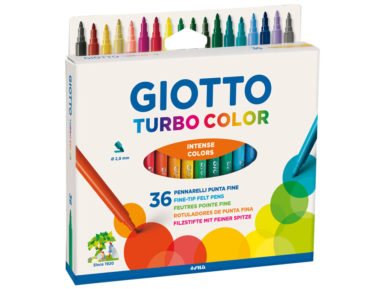 Fibre pen Giotto Turbo Color 36 pcs hangable
