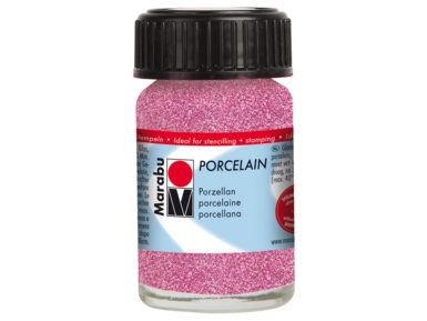 Portselanivärv Marabu 15ml 533 glitter-pink