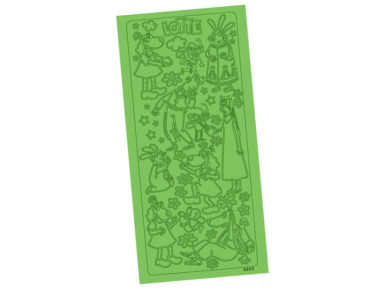 Outline Sticker Lotte 4223 green
