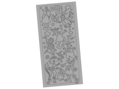Outline Sticker Lotte 4224 silver