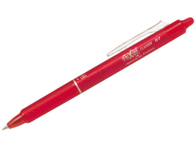 Rollerball pen Frixion Clicker red erasable