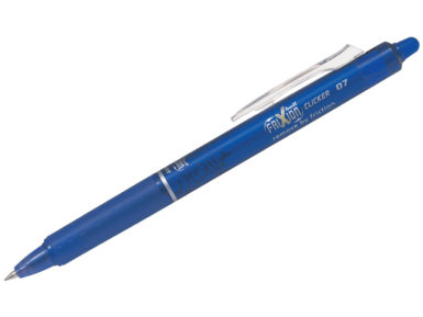 Rollerball pen Frixion Clicker blue erasable