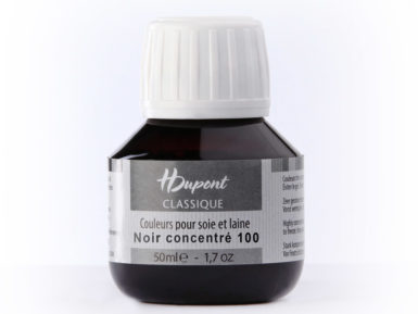 Šilko dažai H Dupont Classique 50ml 100 black concentrated
