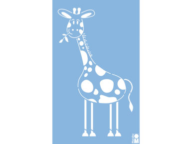 Šablons Marabu 40x66 Happy Giraffe