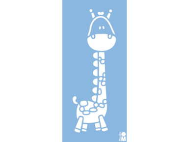 Šabloon Marabu 15x33cm Giraffe 1