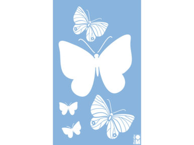 Stencil Marabu 40x66 Butterfly Family