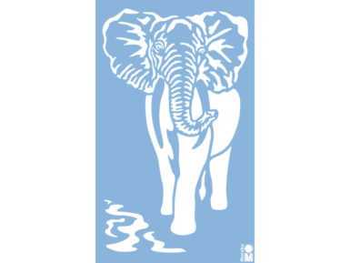 Stencil Marabu 40x66 Elephant