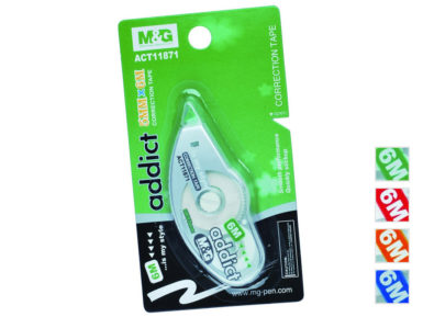 Correction Tape M&G Addict 5mm 6m assortment blister