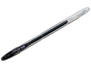 Gēla pildspalva M&G Crystal 0.5 melna