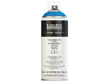 Spray Paint Liquitex 400ml 6316 phthalocyanine blue (red shade) 6