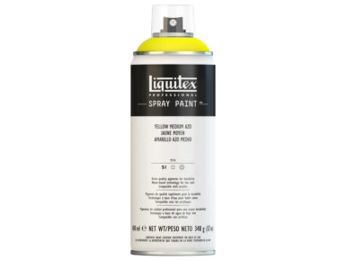Spray Paint Liquitex 400ml 0142 yellow medium azo