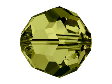 Crystal bead Swarovski round 5000 4mm 12pcs 228 olivine