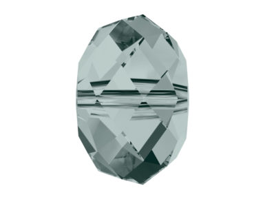 Kristāla pērle Swarovski virtulis 5040 6mm 6gab. 215 black diamond