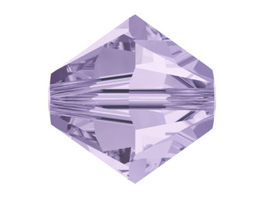 Kristāla pērle Swarovski rombs 5328 6mm 14gab. 371 violet