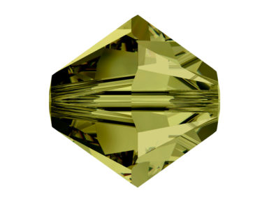 Kristallhelmes Swarovski romb 5328 6mm 14tk 228 olive