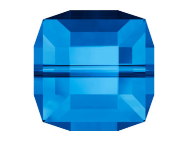 Kristallhelmes Swarovski kuubik 5601 6mm 2tk 206 sapphire