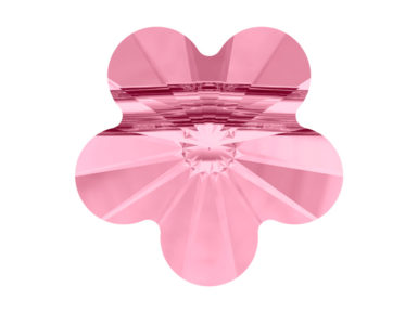 Krištolinis karoliukas Swarovski gėlė 5744 8mm 5vnt. 223 light rose