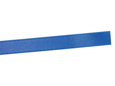 Satin ribbon with selvage 10mm 1m 10 dark blue