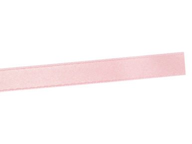 Satin ribbon with selvage 10mm 1m 16 pale-pink