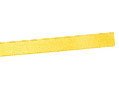 Satin ribbon with selvage 10mm 1m 30 maize