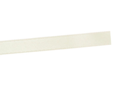 Satin ribbon with selvage 10mm 1m 03 beige