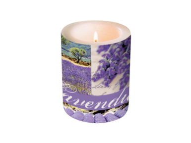 Candle d=10.5cm h=12cm Dreams of Lavender
