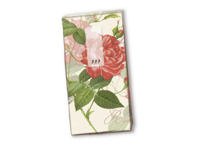 Handkerchiefs 10pcs 4-ply Classic Rose