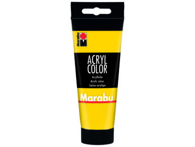 Akriliniai dažai Marabu 100ml 019 yellow