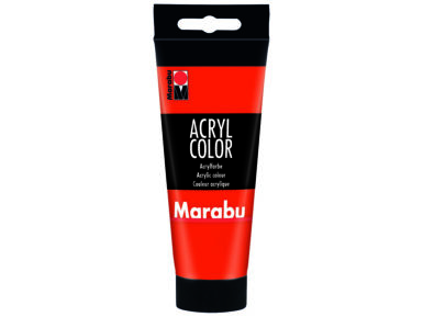 Akriliniai dažai Marabu 100ml 006 vermillion