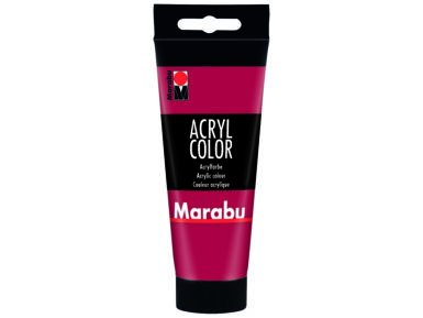 Akriliniai dažai Marabu 100ml 032 carmine red