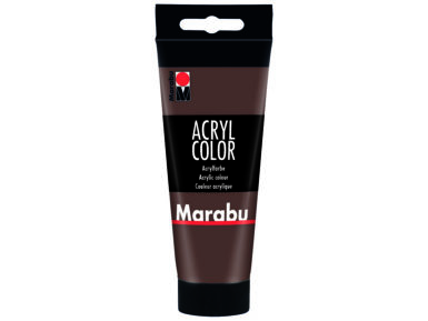 Akriliniai dažai Marabu 100ml 040 medium brown