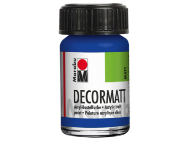 Dekorkrāsa Decormatt 15ml 055 dark ultramarine