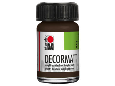 Dekoorvärv Decormatt 15ml 045 dark brown