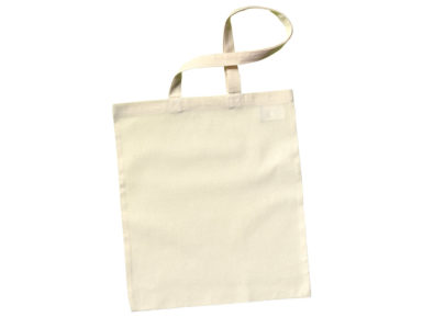 Cotton shopping bag 38x42cm long handles