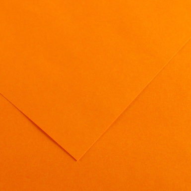 Smooth paper Vivaldi 240g 50x65cm 08 mandarine