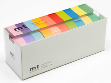 Masking tape mt 10P 15mmx10m 10pcs light colours