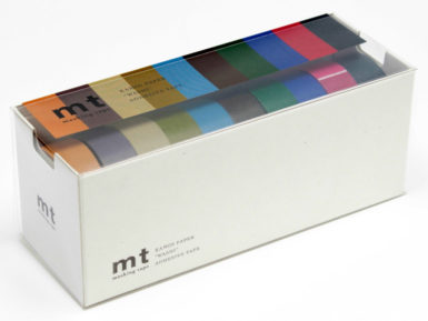 Masking tape mt 10P 15mmx10m 10pcs dark colours