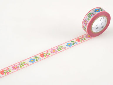 Washi dekoratyvi lipni juostelė mt ex 15mmx10m embroidery