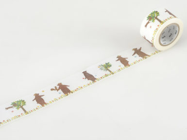 Washi dekoratyvi lipni juostelė mt ex 30mmx10m kasaneru bear&squirrel