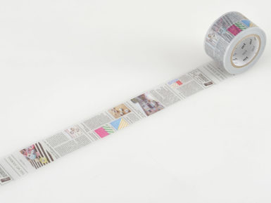 Washi dekoratyvi lipni juostelė mt ex 30mmx10m English newspaper