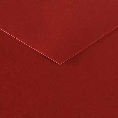 Coloured metallic paper 120g A4 20 dark red