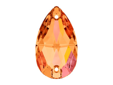 Kristāla pērlīte izšūšanai Swarovski lāse 3230 18x10.5mm 001API crystal astral pink