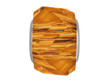 Crystal bead Swarovski BeCharmed helix 5928 14mm 001COP crystal copper